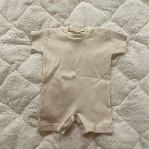 Natural cotton onesie